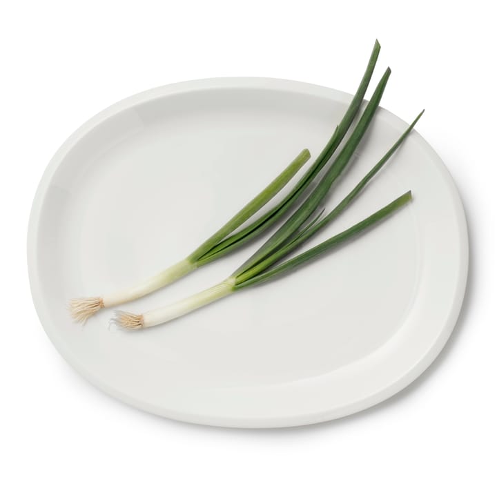 Raami ovalt serveringsfat 35 cm - Hvit - Iittala