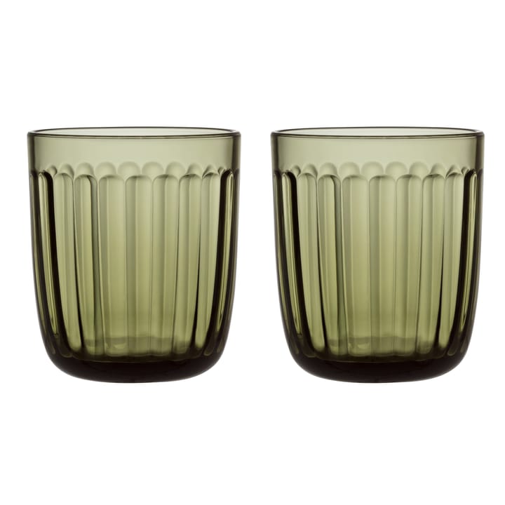 Raami vannglass 2- stk. - mosegrønn - Iittala