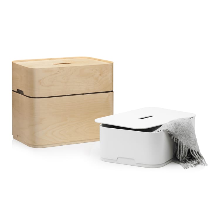 Restore oppbevaringskasse liten - hvitmalt bjørk finér - Iittala