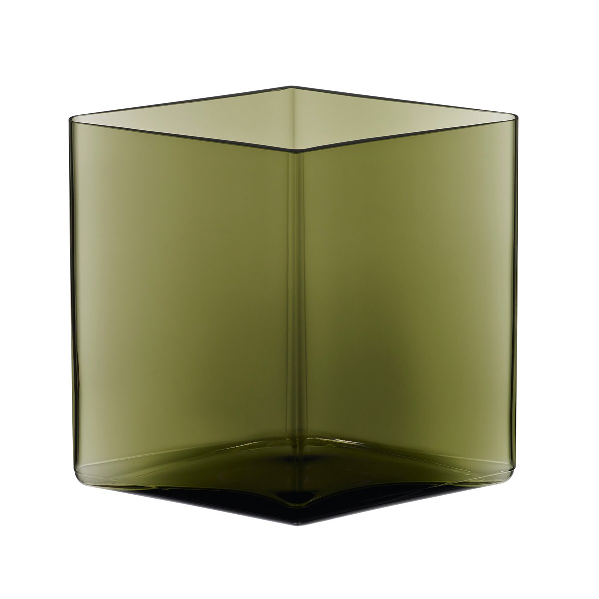 Bilde av Iittala Ruutu vase 205x18 cm mosegrønn