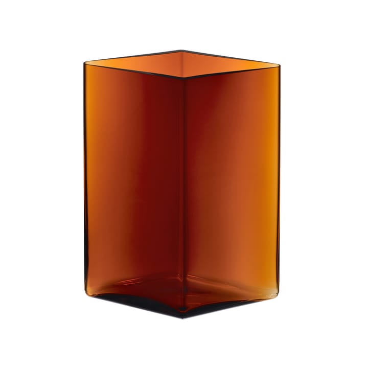 Ruutu vase 20,5x27 cm - kobber - Iittala