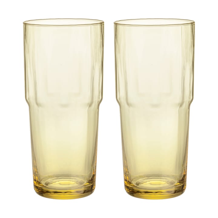 Solare drikkeglass høyt 39 cl 2-pakning - Eldgull - Iittala