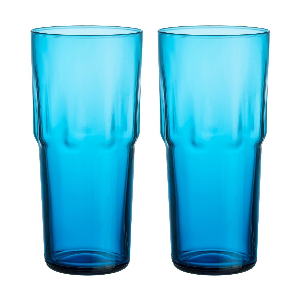 iittala - Solare høyt glass 39 cl 2 stk elektrisk blå