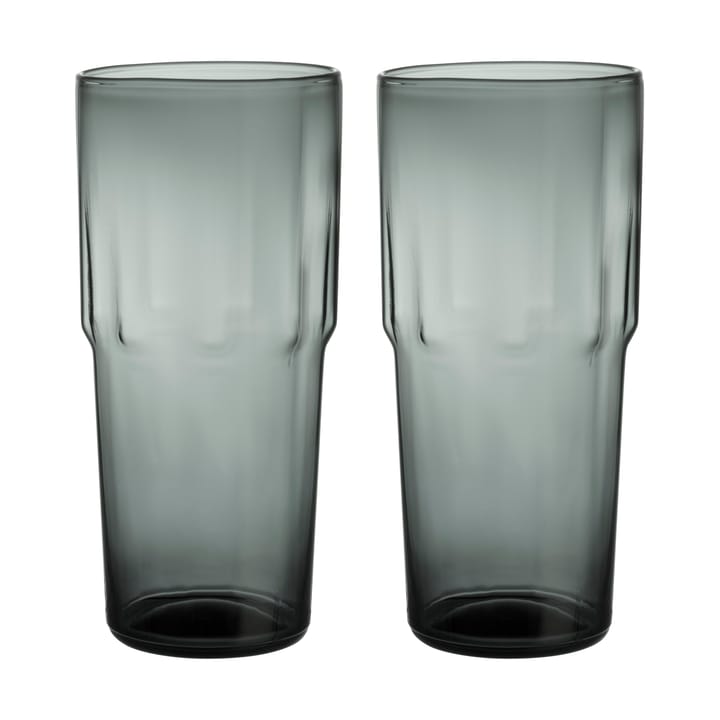 Solare drikkeglass høyt 39 cl 2-pakning - Stålgrå - Iittala