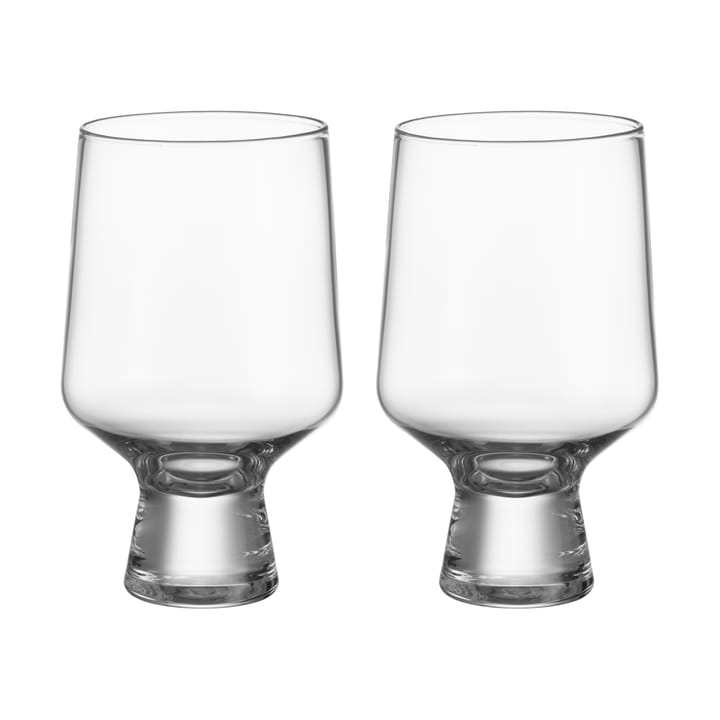 Solare glass på fot 40 cl 2-pakning - Klar - Iittala