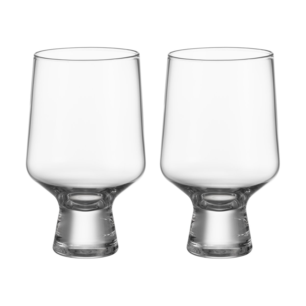 Iittala Solare glass på fot 40 cl 2-pakning Klar | Skandinavisk Design | Vannglass | Gjennomsiktig