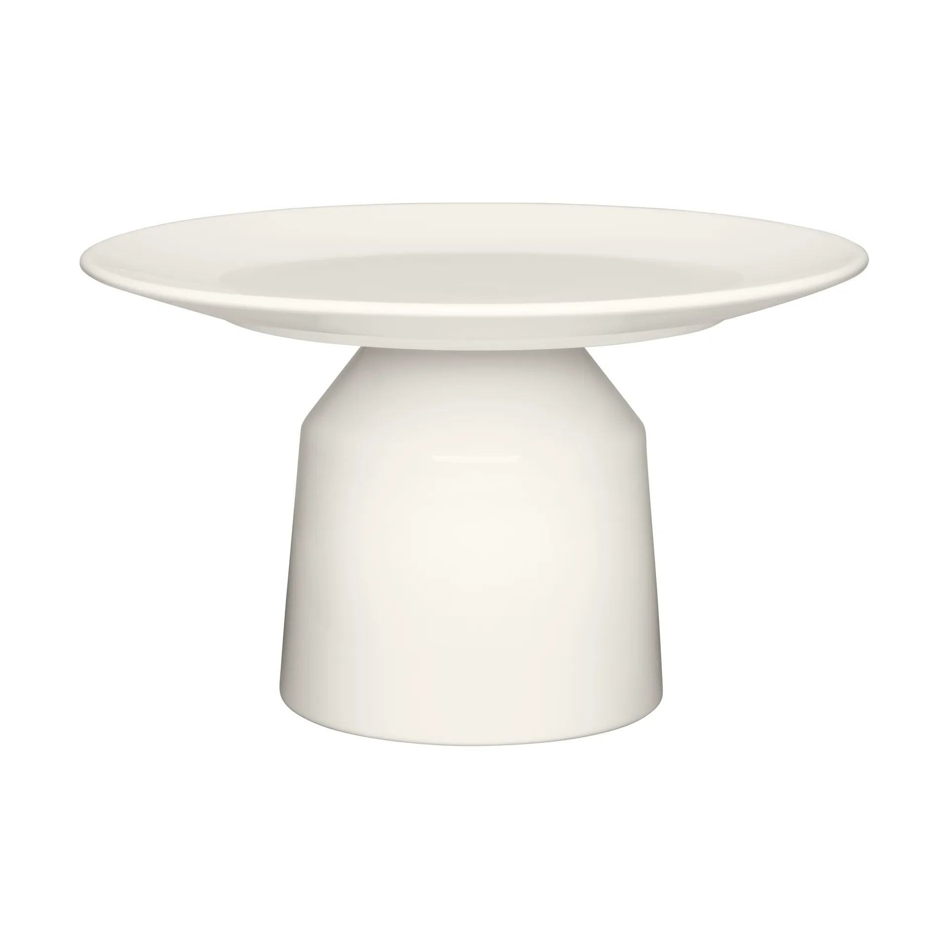 Solare serveringsfat høyt 14xØ24 cm, Hvit Iittala