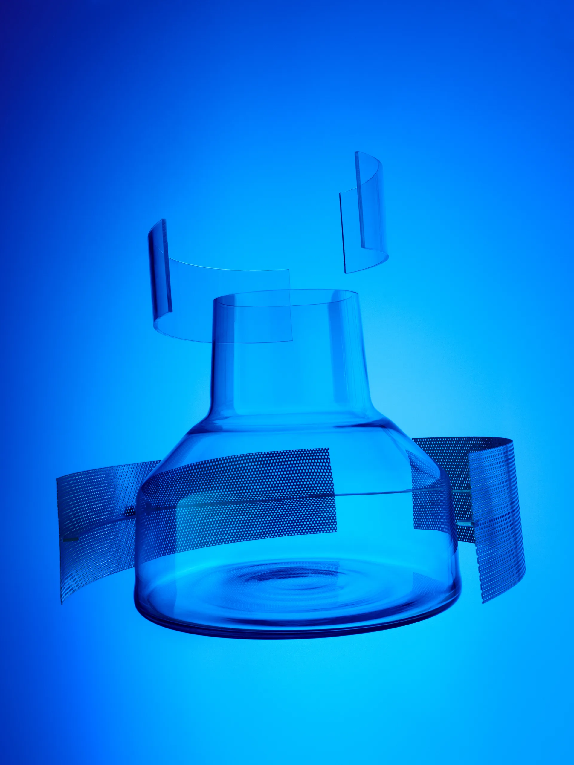 Solare vase lav 20xØ22 cm, Klar Iittala