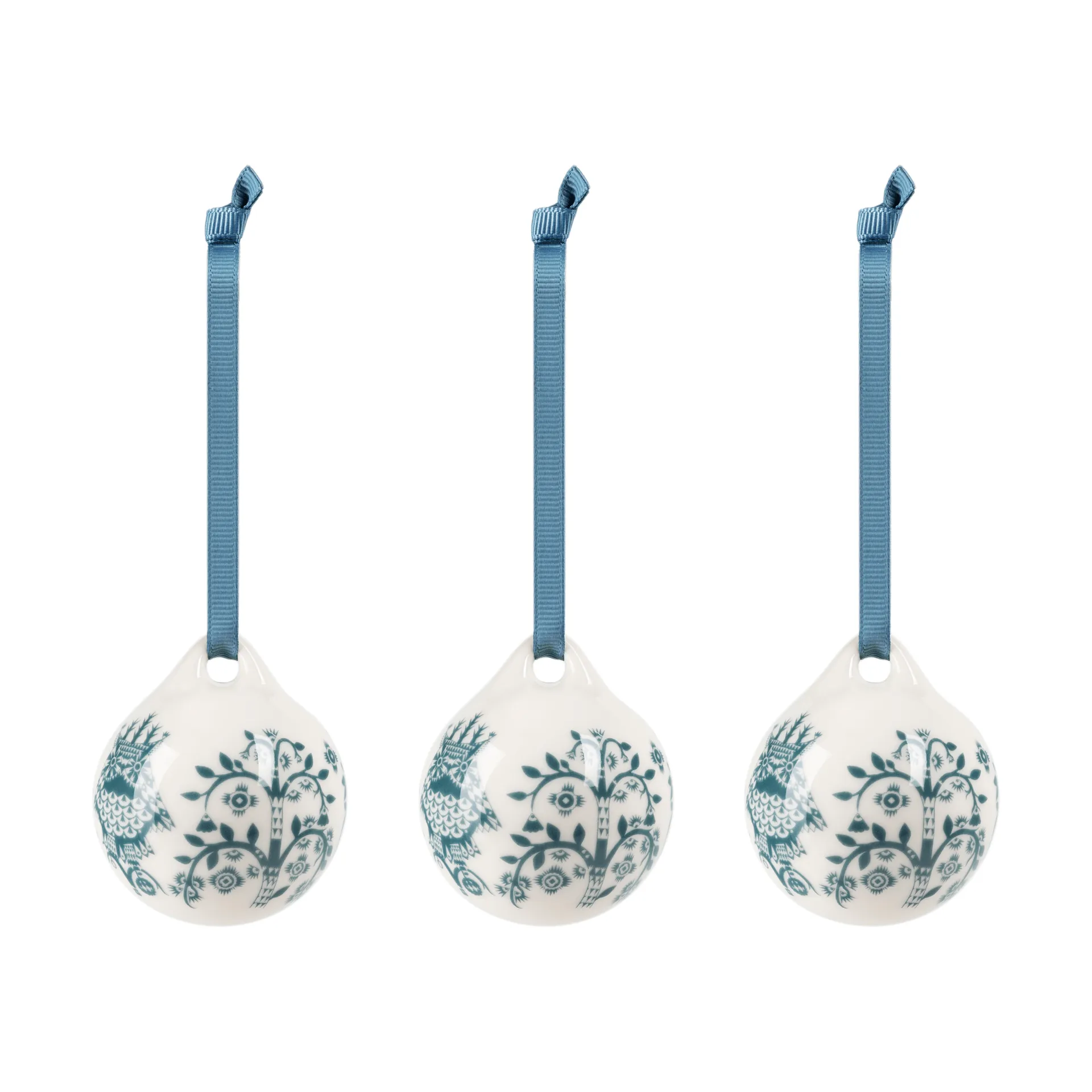 Taika dekorasjon, Stålblå, 5 cm, 3-pakning Iittala