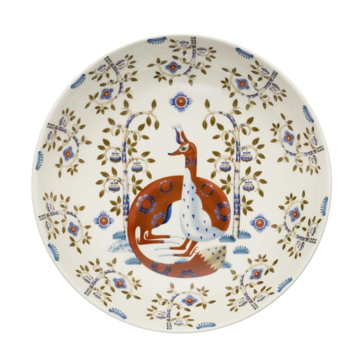 Taika dyp tallerken - hvitmønstret - Iittala