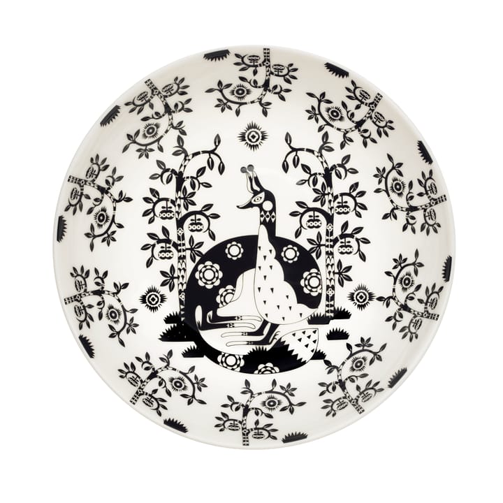 Taika dyp tallerken - svart mønstret - Iittala