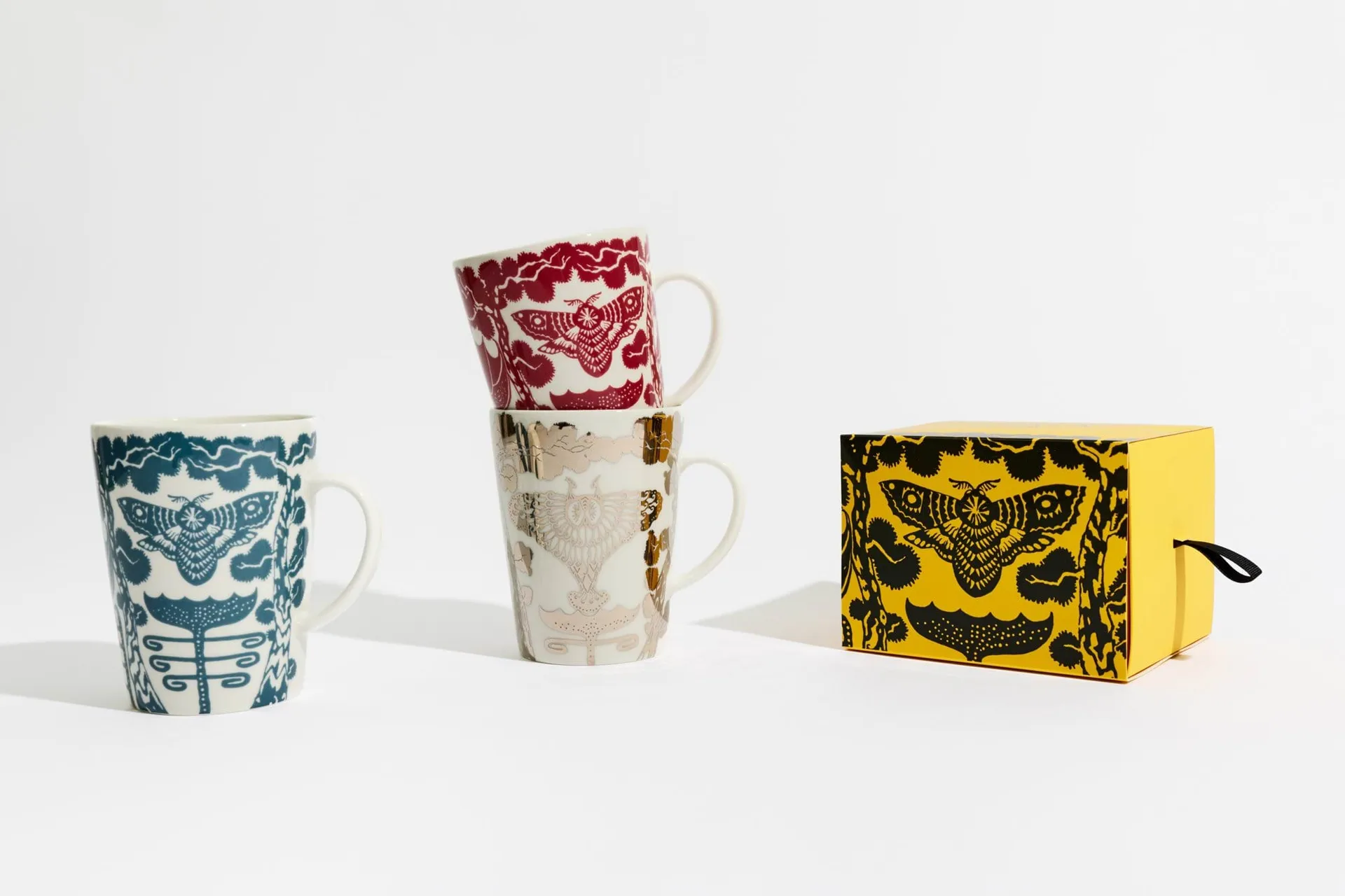 Taika kopp 40 cl gavepakning, Yö stålblå Iittala