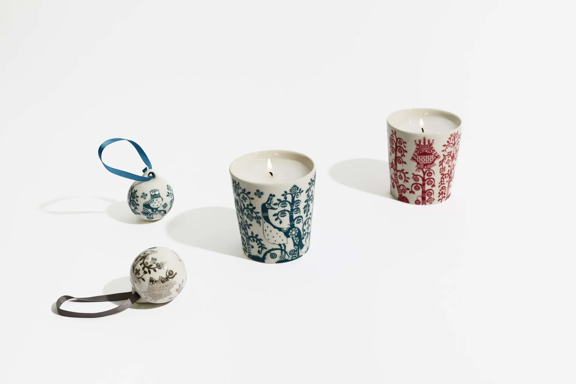 Taika lys, Stålblå, 9 cm Iittala