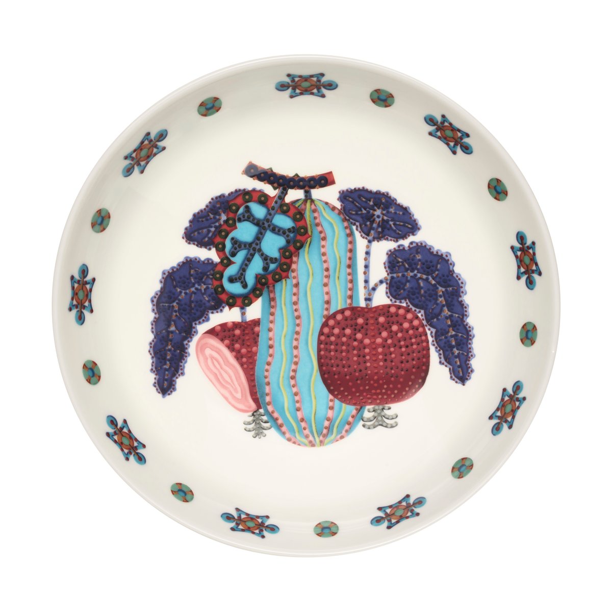 Iittala Taika Sato dyp tallerken 20 cm Hvit-flerfarget