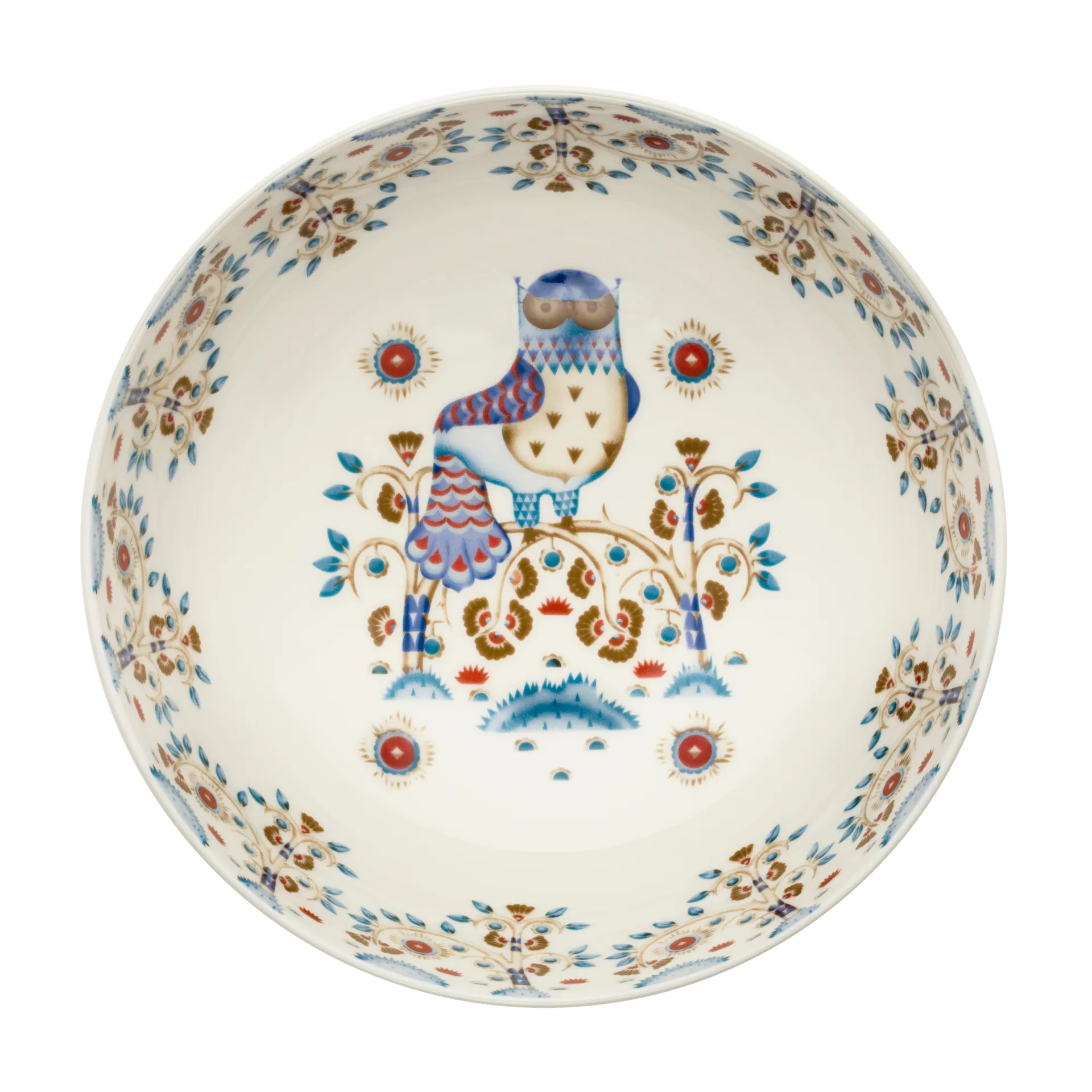 Taika serveringsskål, hvitmønstret Iittala