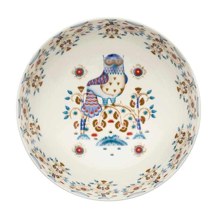 Taika serveringsskål, hvitmønstret Iittala
