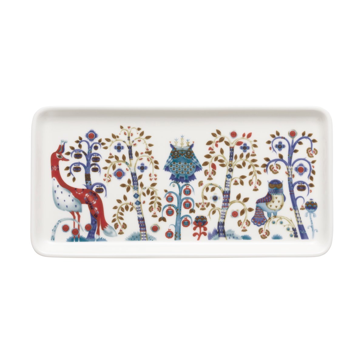 iittala - Taika tallerken rektangel 12x24 cm hvit