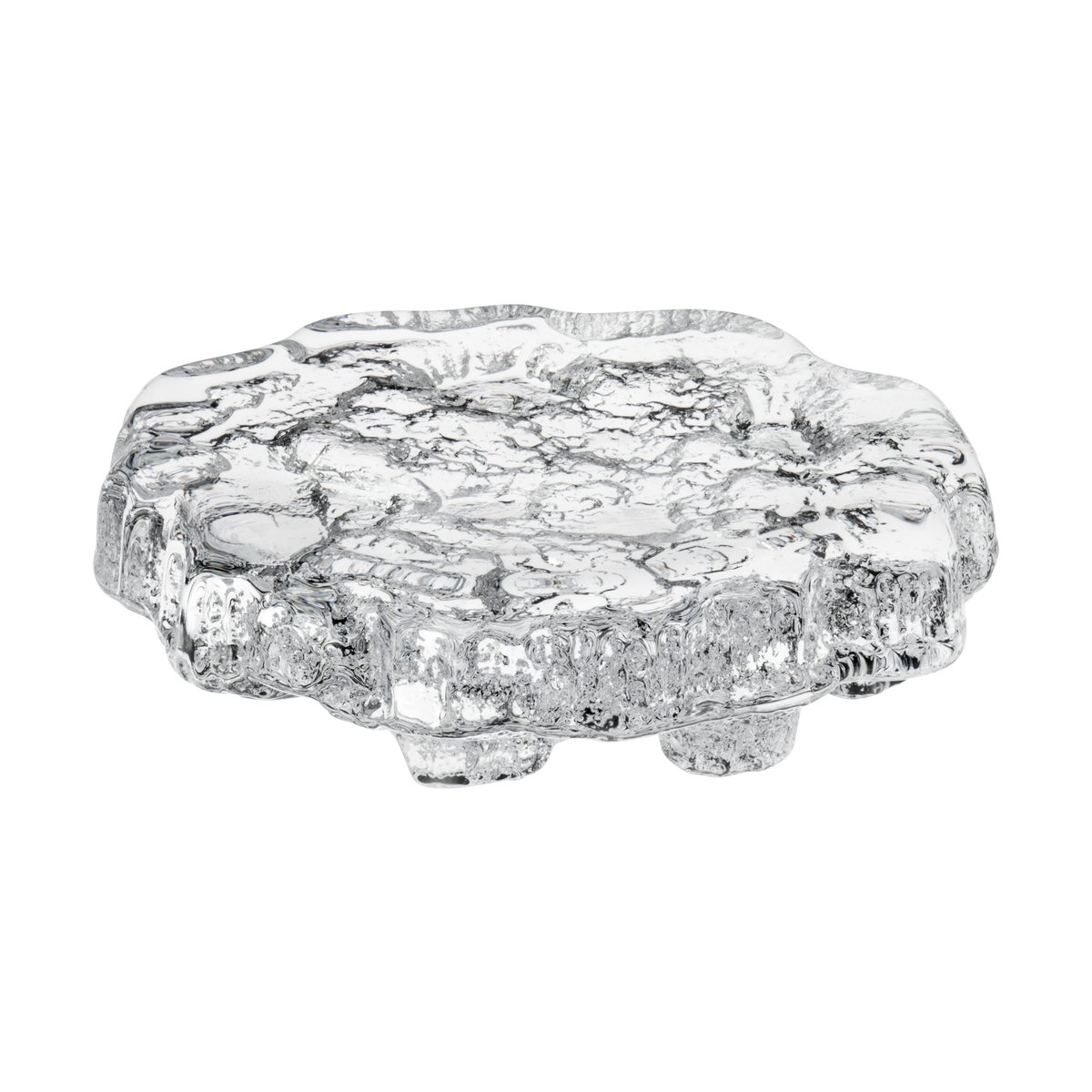 Iittala Wirkkala Ice platter art piece Ø13,5 cm Klar