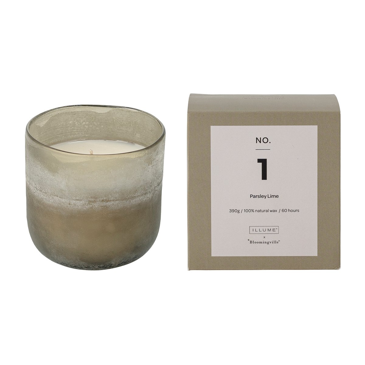 Illume x Bloomingville NO. 1 Parsley Lime duftlys 390 g + Giftbox