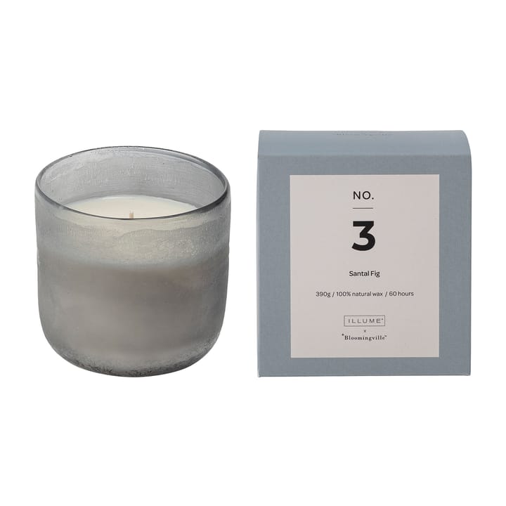 NO. 3 Santal Fig duftlys - 390 g + Giftbox - Illume x Bloomingville