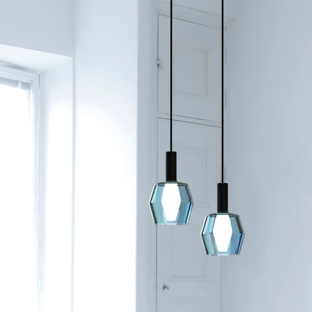 Polygon takpendel, glass klart Innolux