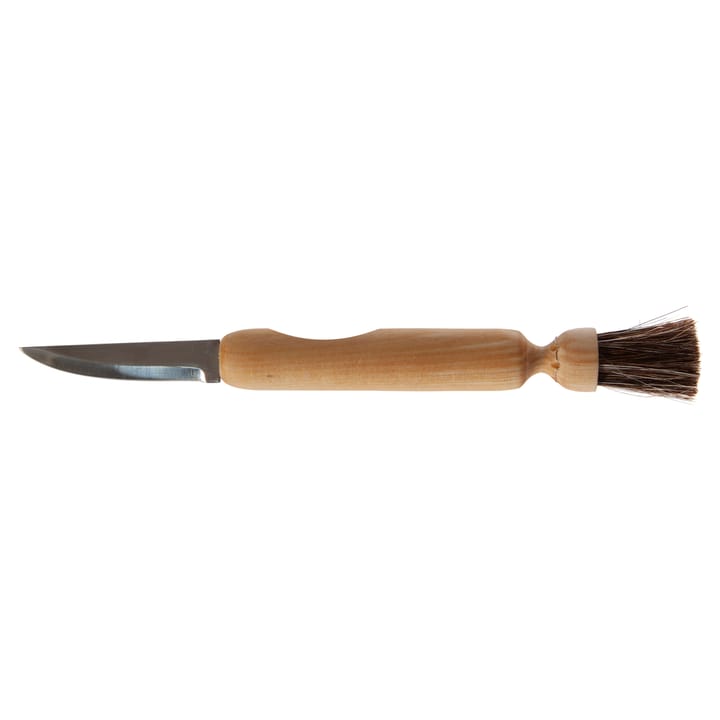 Iris Håndverk soppkniv med børste - Bjørk - Iris hantverk