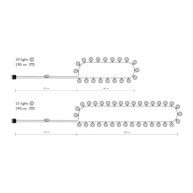 Iris lights moonlight, 35 baller Irislights