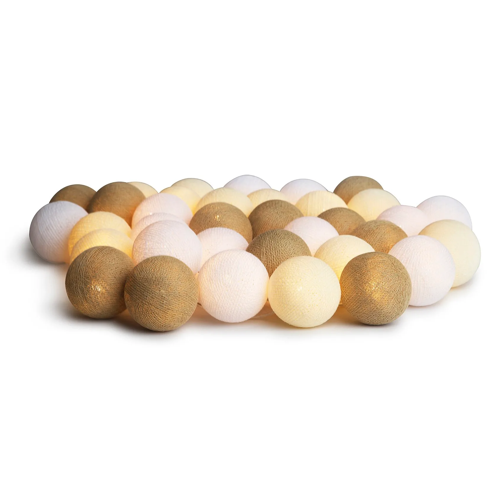 Irislights Creamy White, 20 boller Irislights