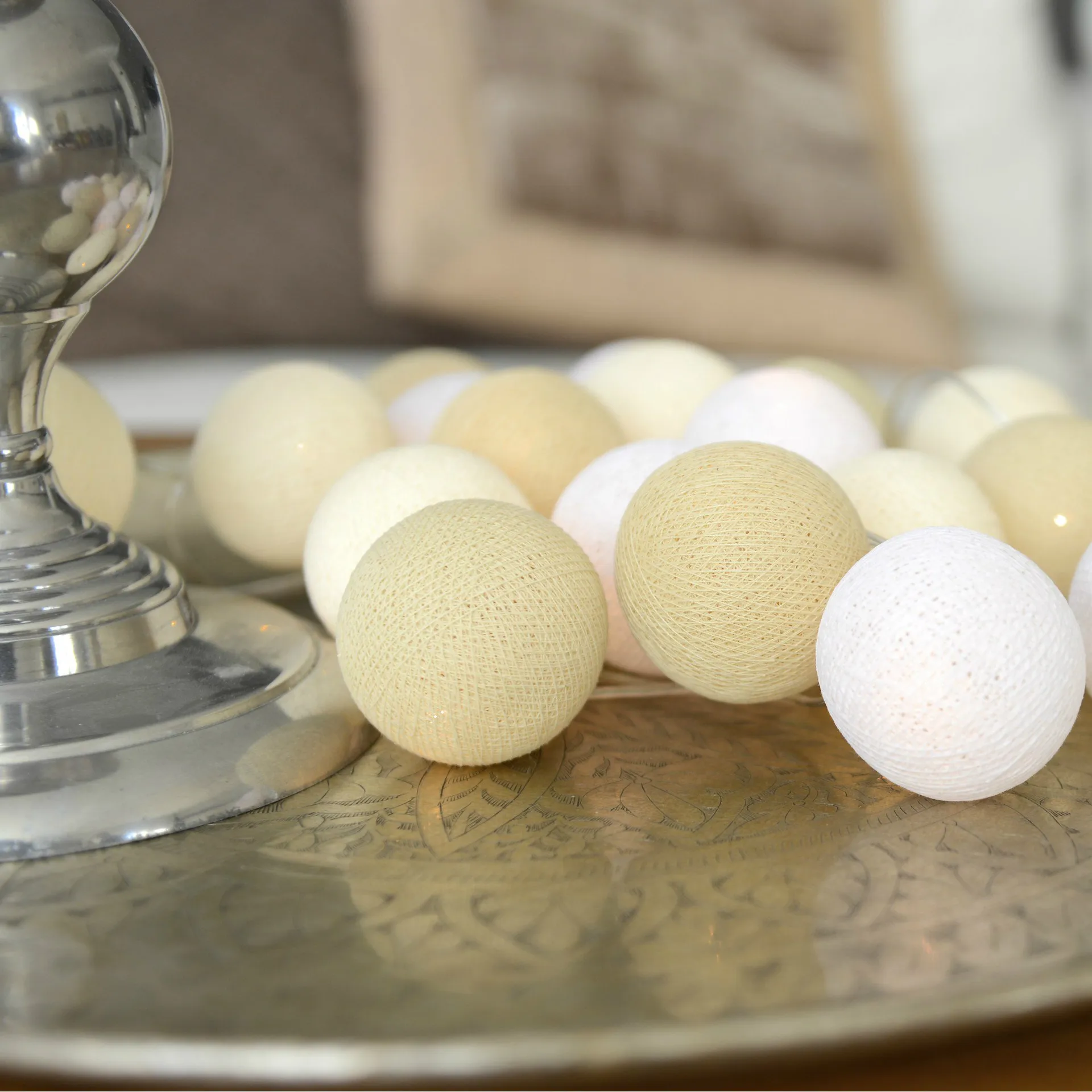 Irislights Creamy White, 35 boller Irislights