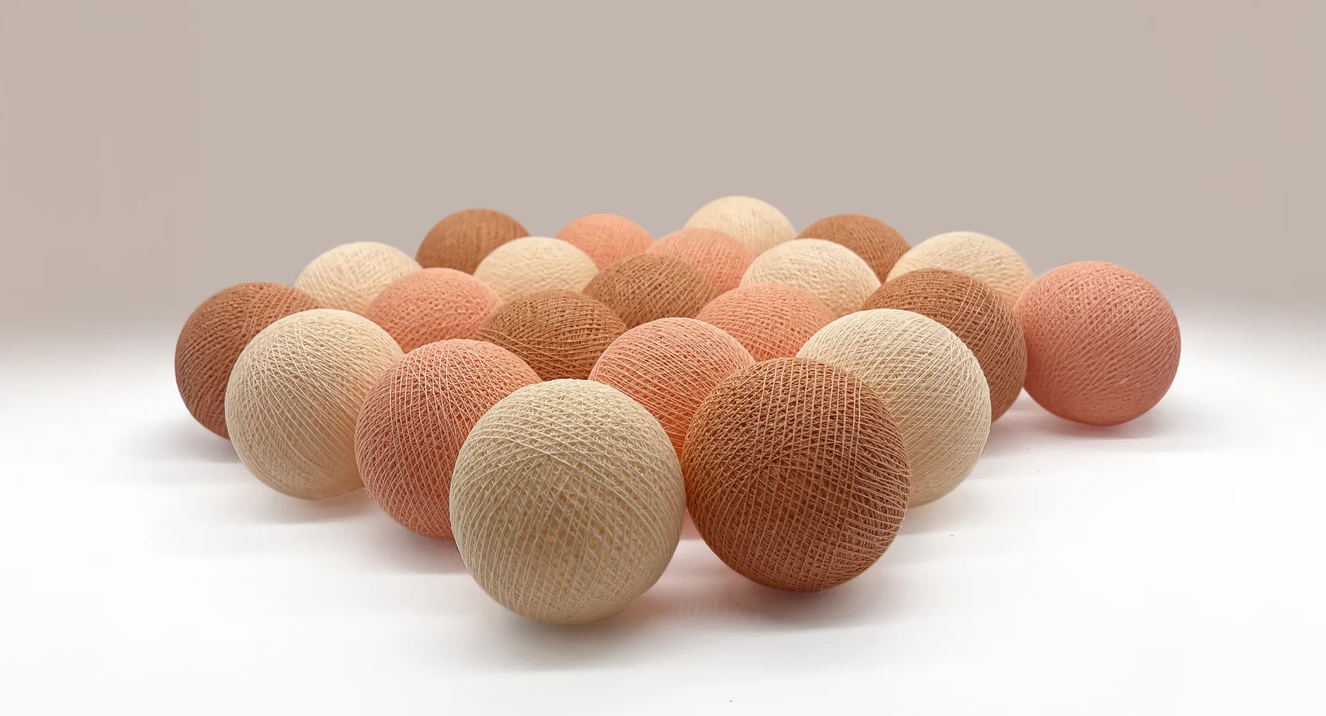 Irislights lyslenke, Peach, 20 kuler Irislights