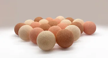 Irislights lyslenke - Peach, 35 kuler - Irislights