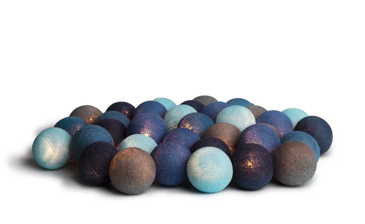 Ocean blue 35-lys 390 cm - Blå - Irislights