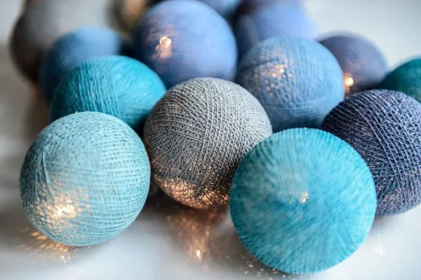 Ocean blue 35-lys 390 cm - Blå - Irislights