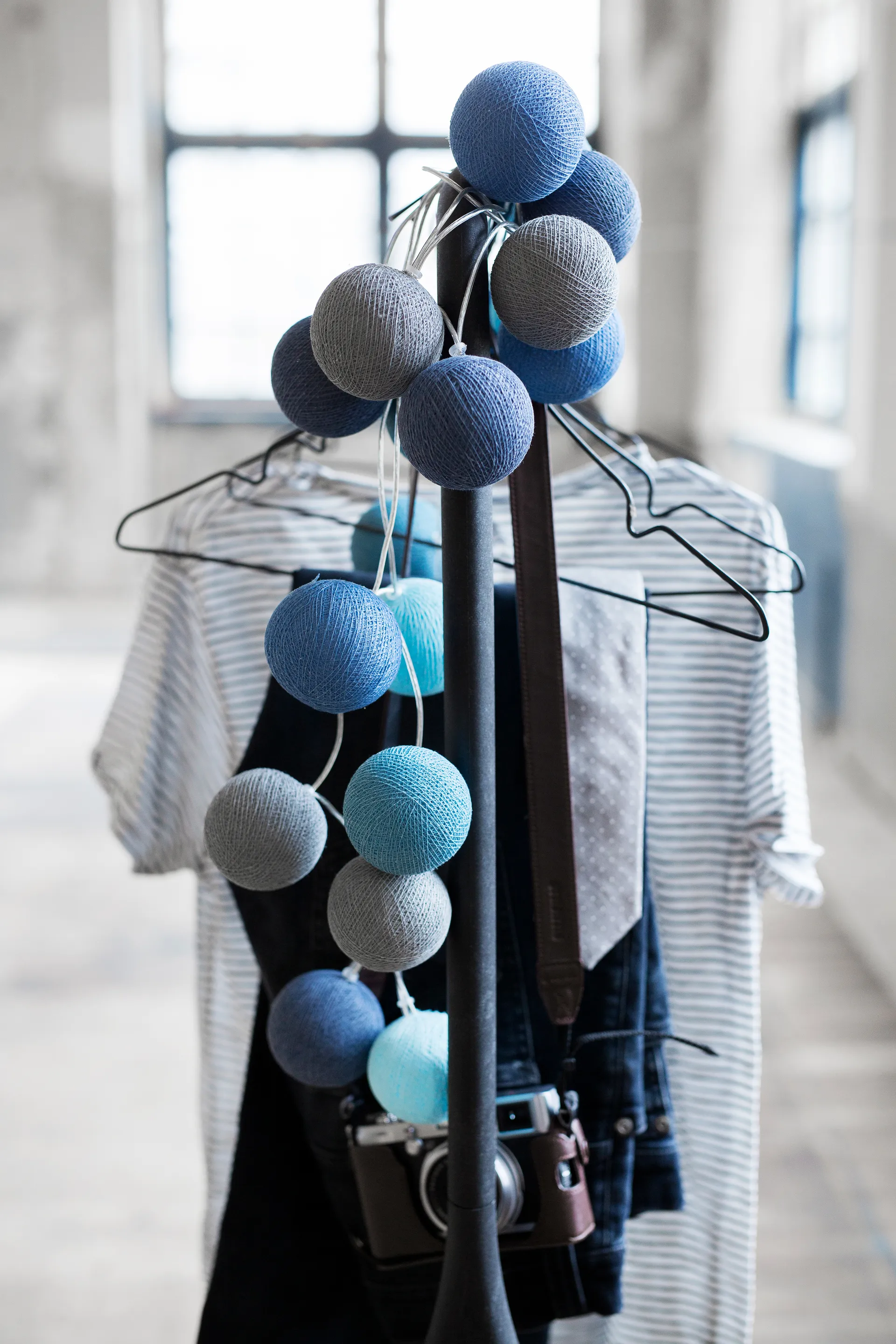 Ocean blue 35-lys 390 cm, Blå Irislights