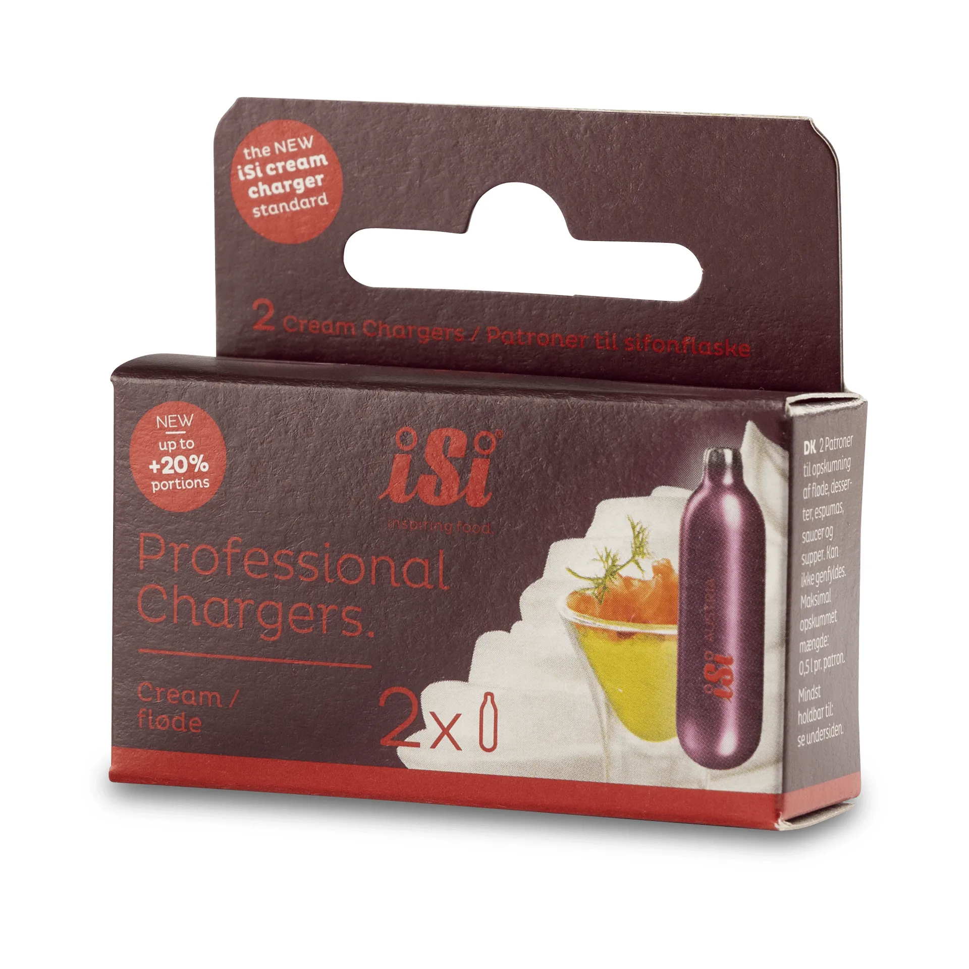 iSi Professional Chargers krempatroner, 2-pakning ISi