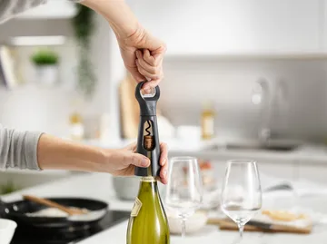 Barstar 3-i-1 korketrekker 18,5 cm - Grå - Joseph Joseph