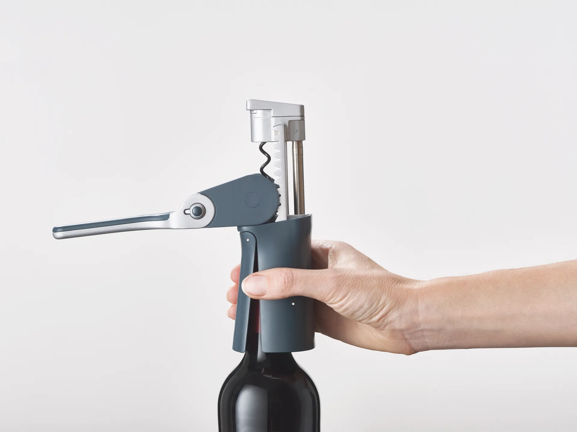 Barwise Compact Lever korketrekker 12,6 cm, Blå Joseph Joseph