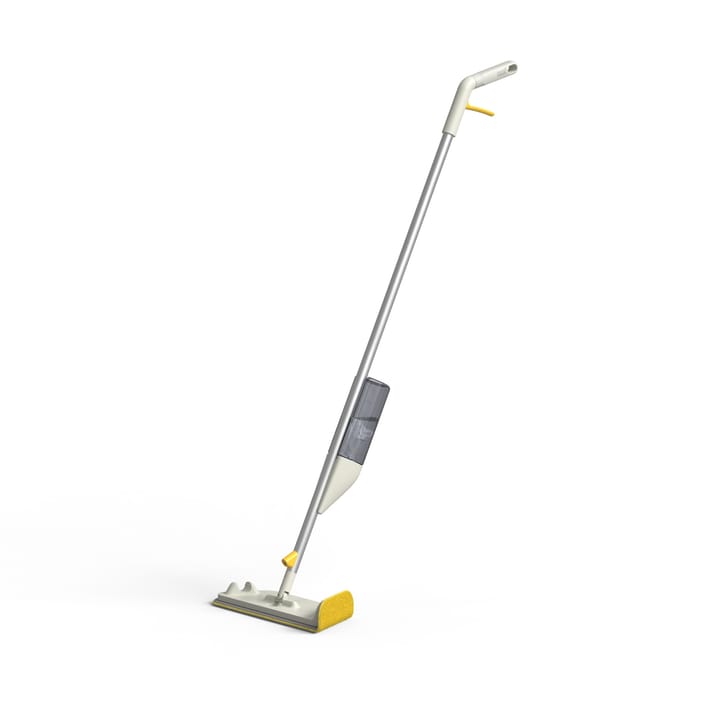Cleantech 2-i-1 gulvmopp med skrubb - Light Stone - Joseph Joseph