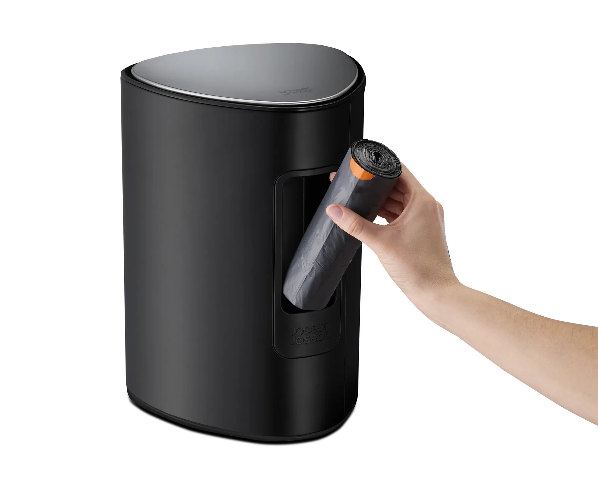 Easystore pedalbøtte 5 L, Matt svart Joseph Joseph