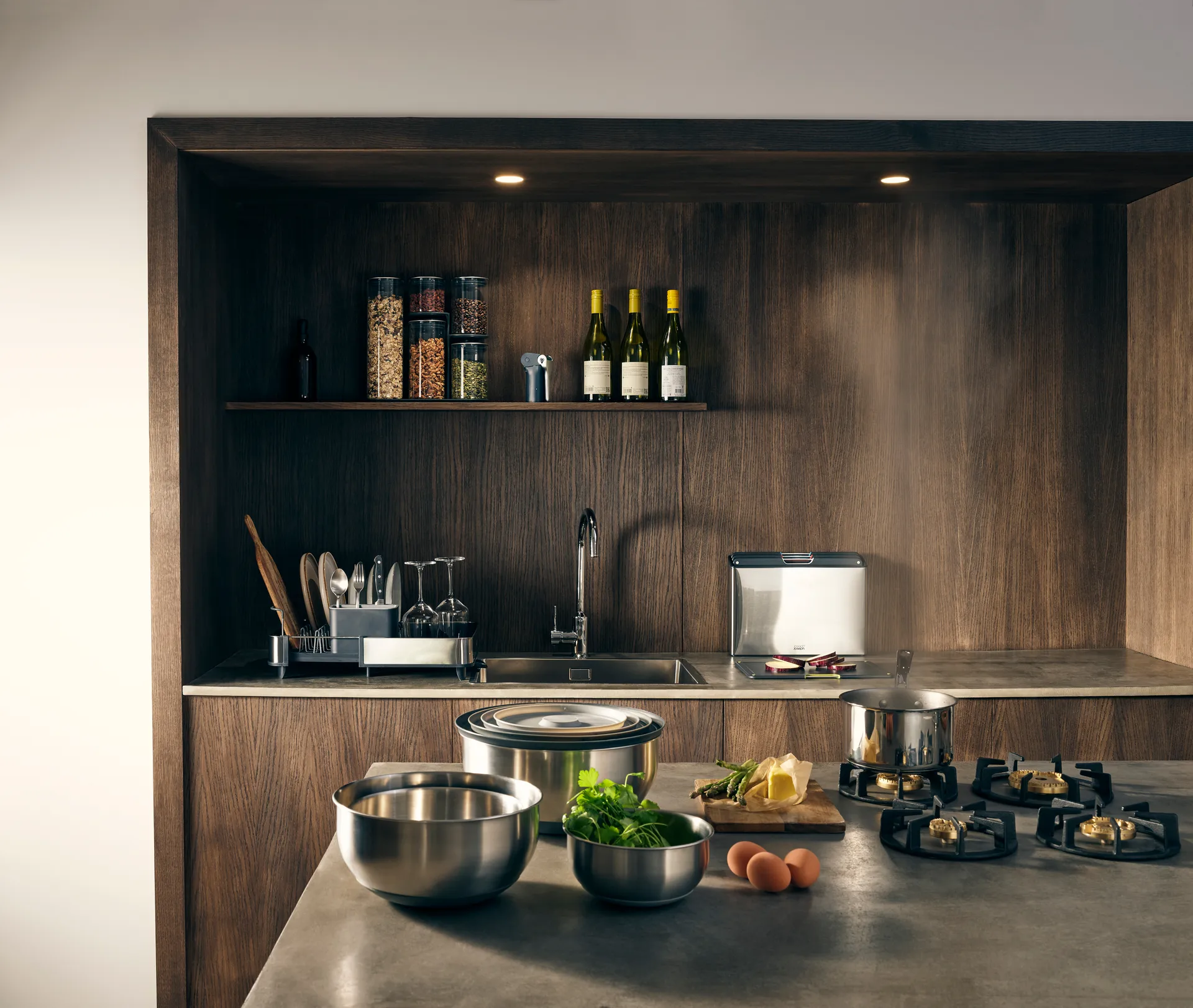 Folio steel skjærefjøl 4 deler, Stål Joseph Joseph