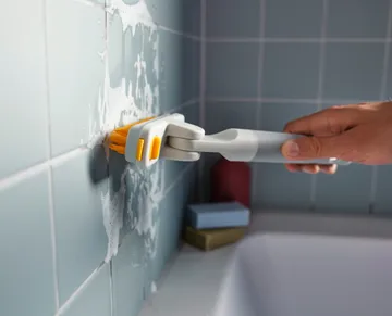 Joseph Joseph Cleantech 2-i-1 flis skrubb - Stone - Joseph Joseph