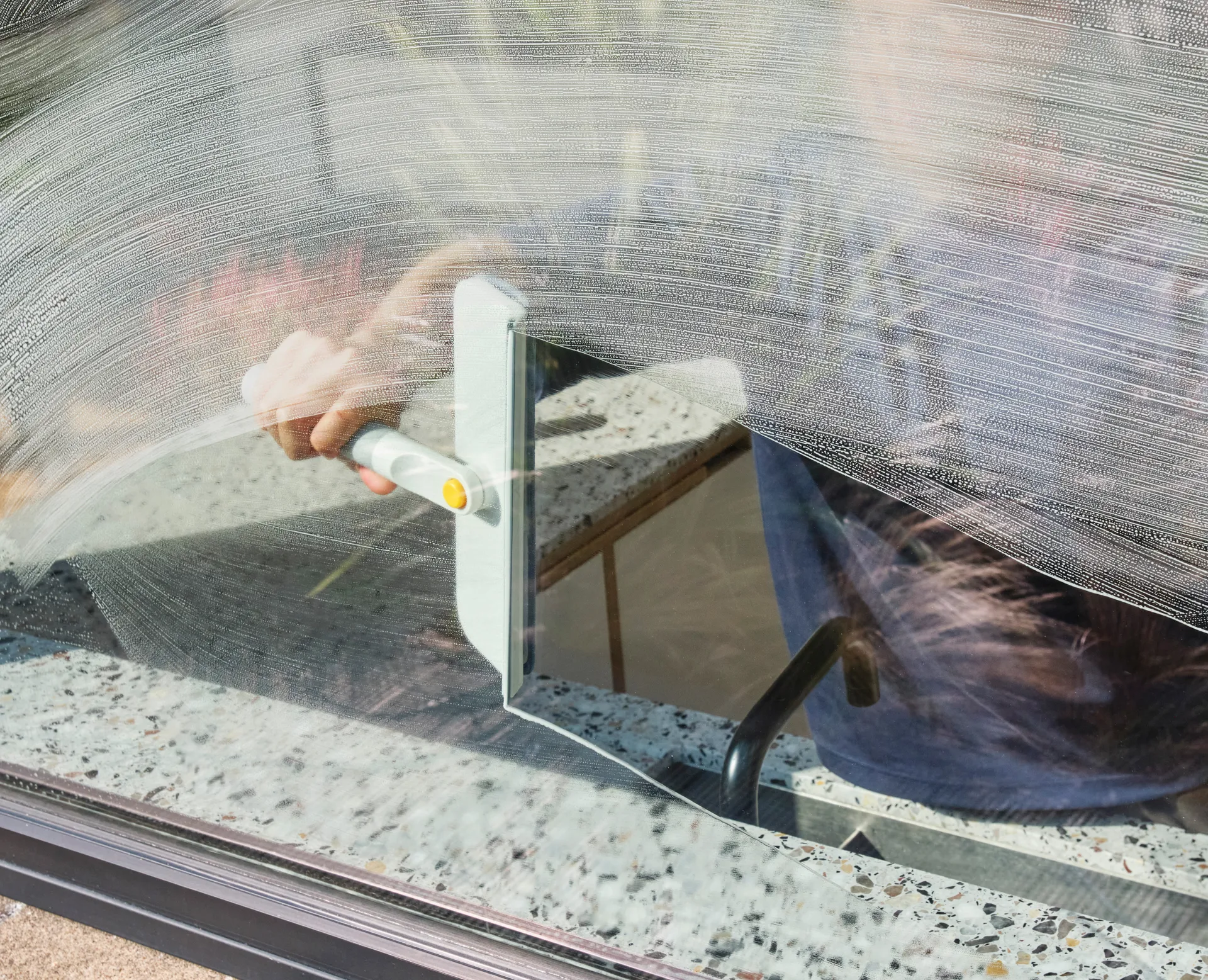 Joseph Joseph Cleantech 2-i-1 vindusvasker, Stone Joseph Joseph