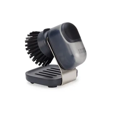 Joseph Joseph Sinktech håndoppvaskbørste med stativ - Clear - Joseph Joseph