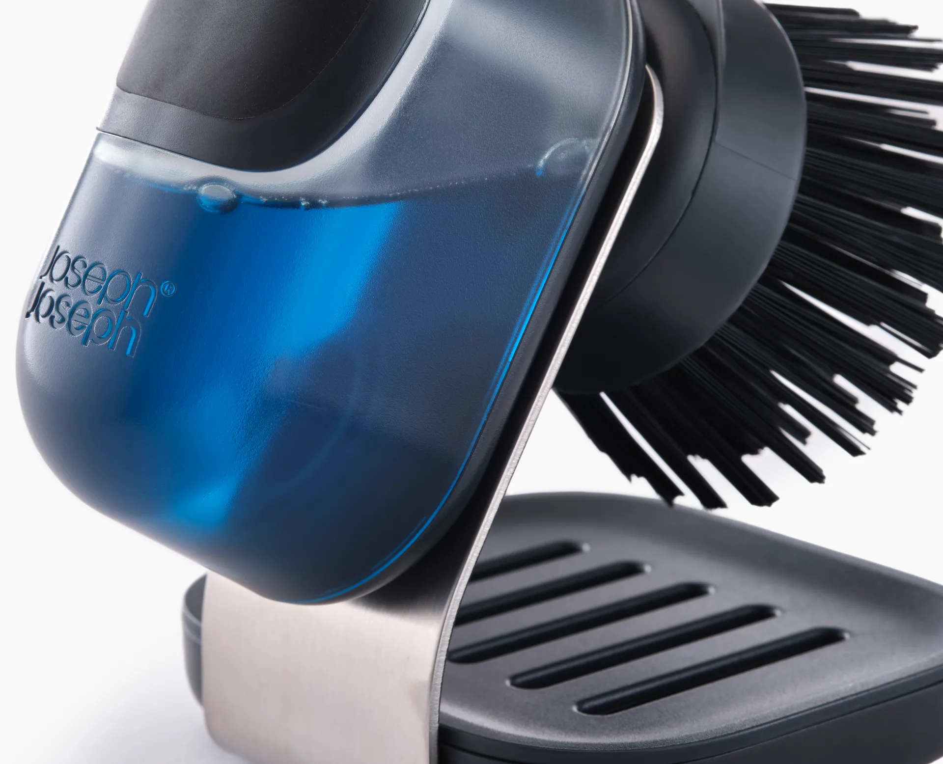 Joseph Joseph Sinktech håndoppvaskbørste med stativ, Clear Joseph Joseph