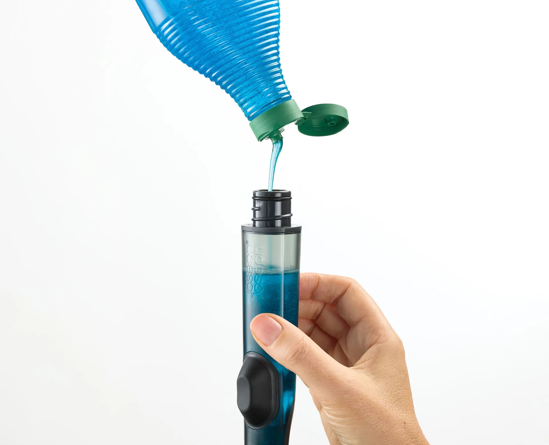 Joseph Joseph Sinktech oppvaskbørste stålstativ, Clear Joseph Joseph