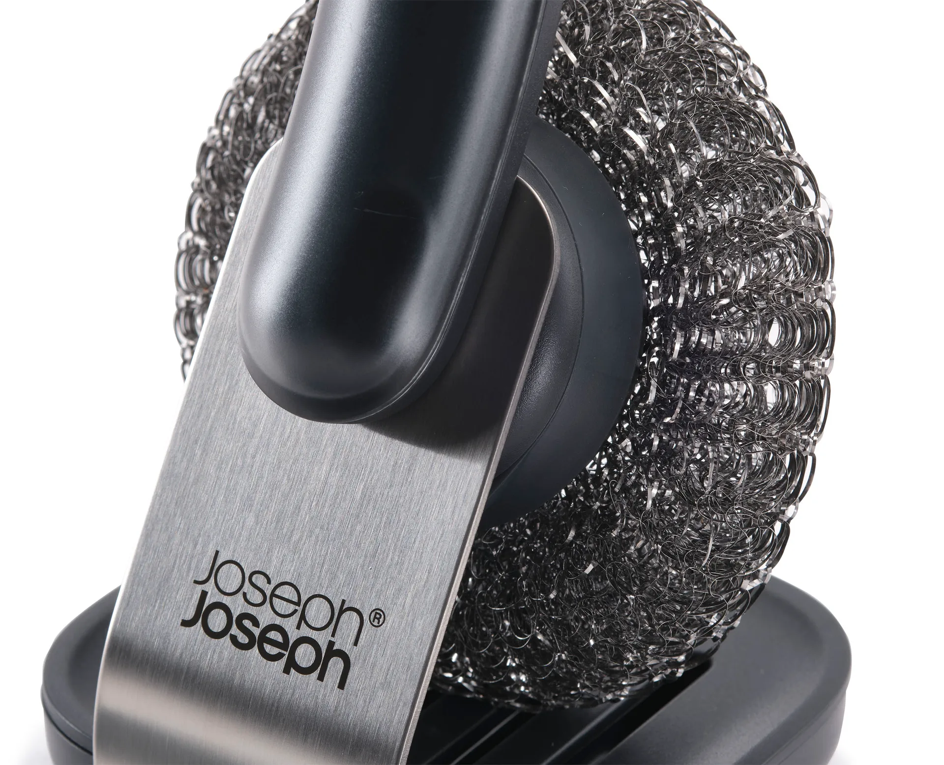 Joseph Joseph Sinktech oppvaskbørste stålstativ, Clear Joseph Joseph