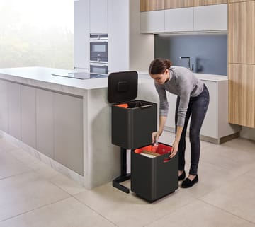 Joseph Joseph Totem Max søppelbøtte 60 L - Carbon black - Joseph Joseph