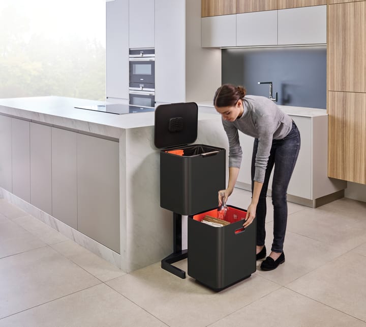 Joseph Joseph Totem Max søppelbøtte 60 L, Carbon black Joseph Joseph
