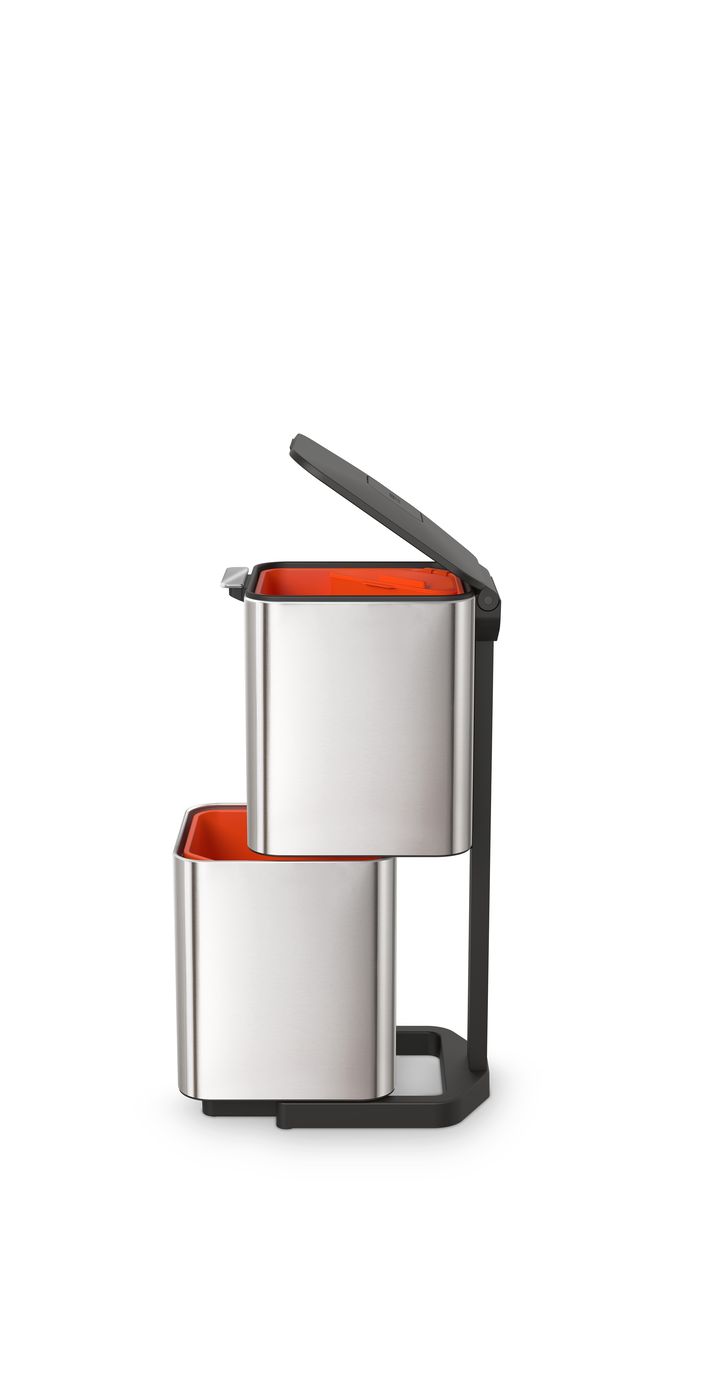 Joseph Joseph Totem Max søppelbøtte 60 L, Stainless steel Joseph Joseph