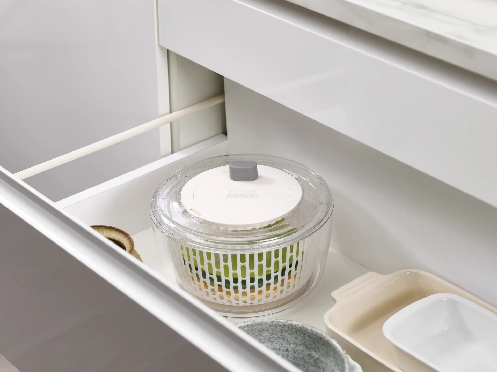 Multi Prep salatredskap 4 deler, Transparent Joseph Joseph